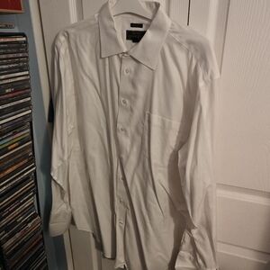 Jos. A. Bank Classic French Cuff White Dress Shirtos